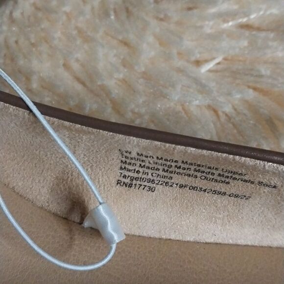 NWT A New Day Women's Corinna Ballet.    Flats  Color Rosewood. SIZE 6W - Picture 8 of 12